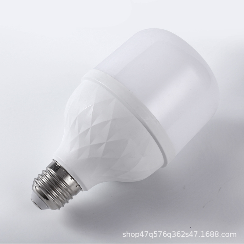 Energy-Saving Led Bulb Plastic-Coated Aluminum Bulb Household Living Room E27 Screw Super Bright Constant Current Eye Protection Waterproof Lamp Factory Specification drawing