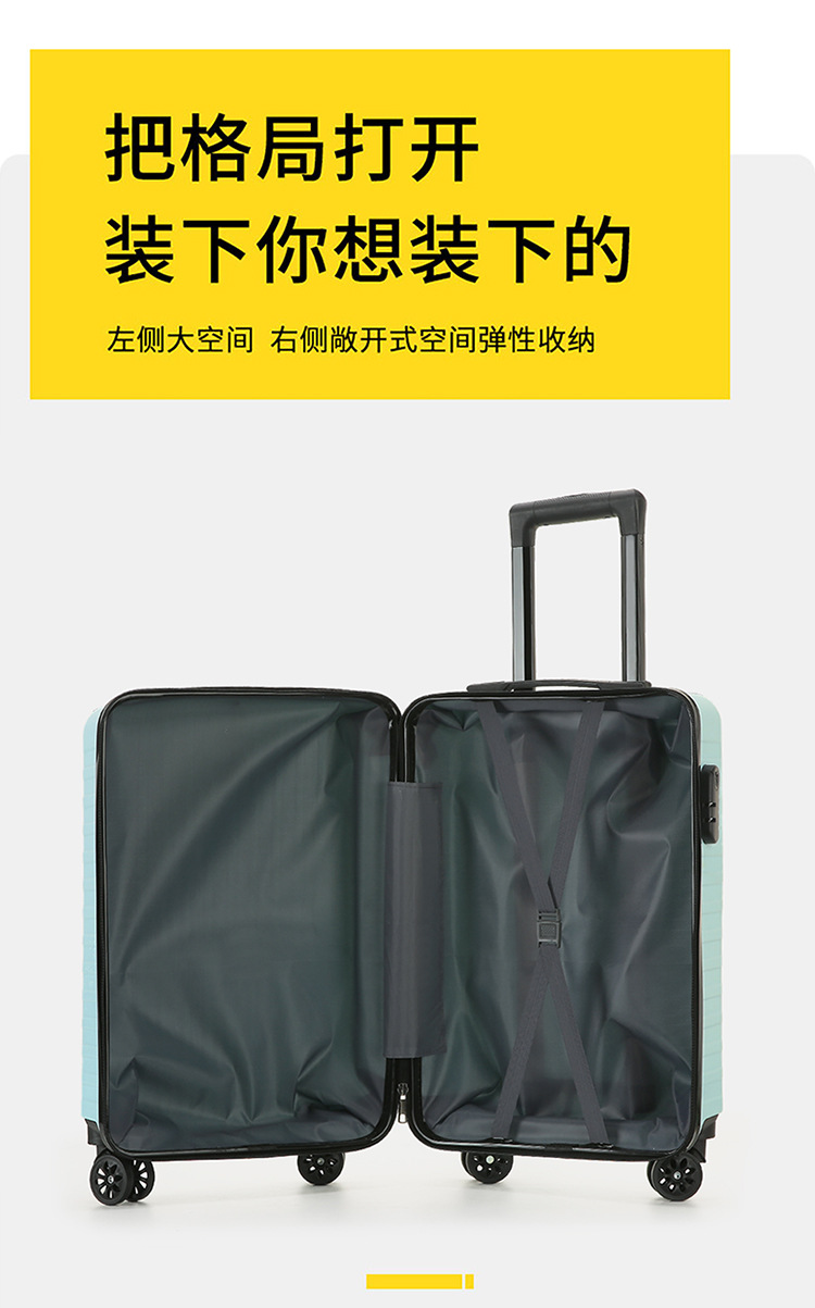 行李箱学生拉杆箱20寸女旅行箱pp万向轮密码登机拉箱小清新箱子详情9