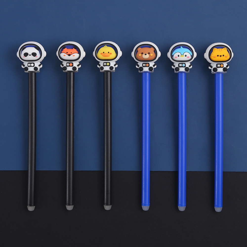 Zhongfan Stationery Gel Pen Cartoon Cute pet Astronaut Student Signature Pen Astronaut Office Signature Pen 0.5mm Specification image