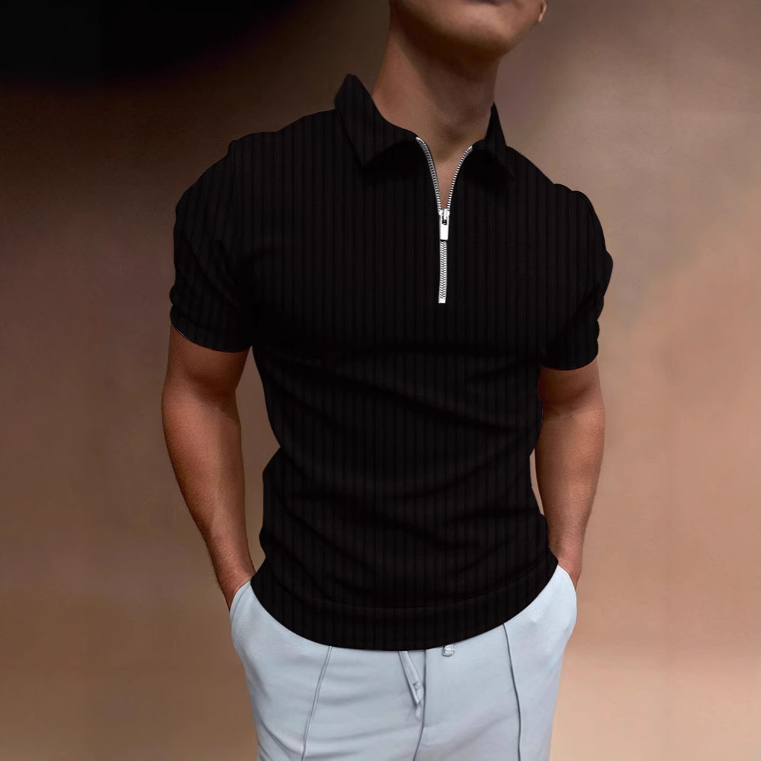 Men's POLO shirts, summer high-end shirts, casual tops, T-shirts, trendy brands, men's slim-fit half-sleeved shirts, short-sleeved shirts Specification image