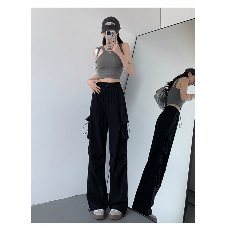 醋酸裤/裤子/女装裙裤/针织女裤/裤子女高腰休闲产品图