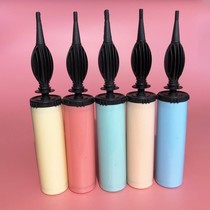 Manual portable air cylinder aluminum film balloon professional pump hand push needle nozzle air cylinder balloon special gun