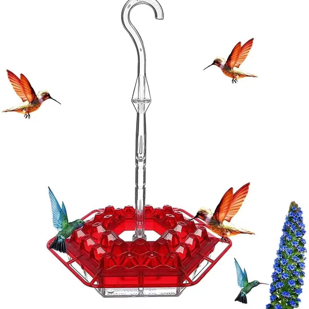 厂家直销六角蜂鸟喂水器 Hummingbird Feeder 六边形悬挂喂鸟食器详情图4