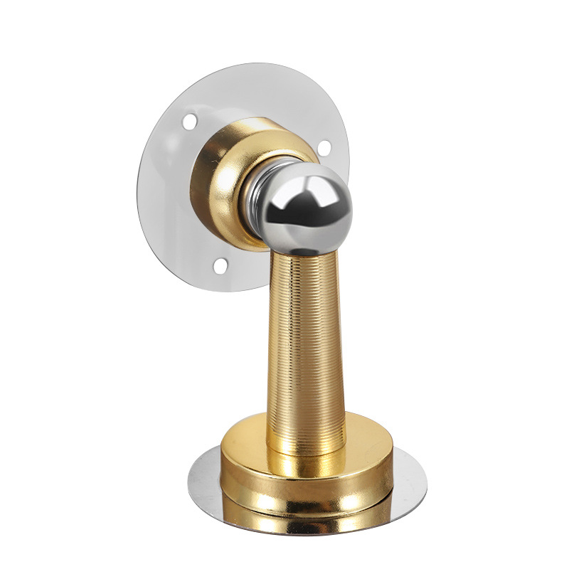 Non-perforated stainless steel door stops, thickened door stops, anti-collision door stops for indoor doors, strong magnetic door stops for bedroom walls Item Picture
