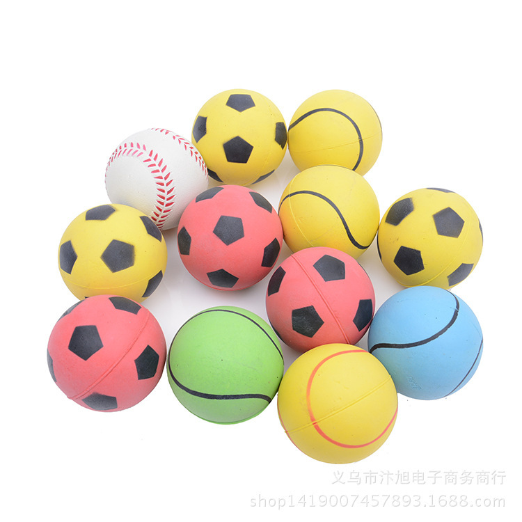 Factory direct supply of 6.3 cm elastic rubber solid balls for pet toys. Elastic balls are strong and chewy. Wholesale details Picture