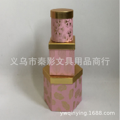 Irregular-shaped set gift box, accessory packaging box, flower packaging box, rose box, hexagonal set gift box Item Picture