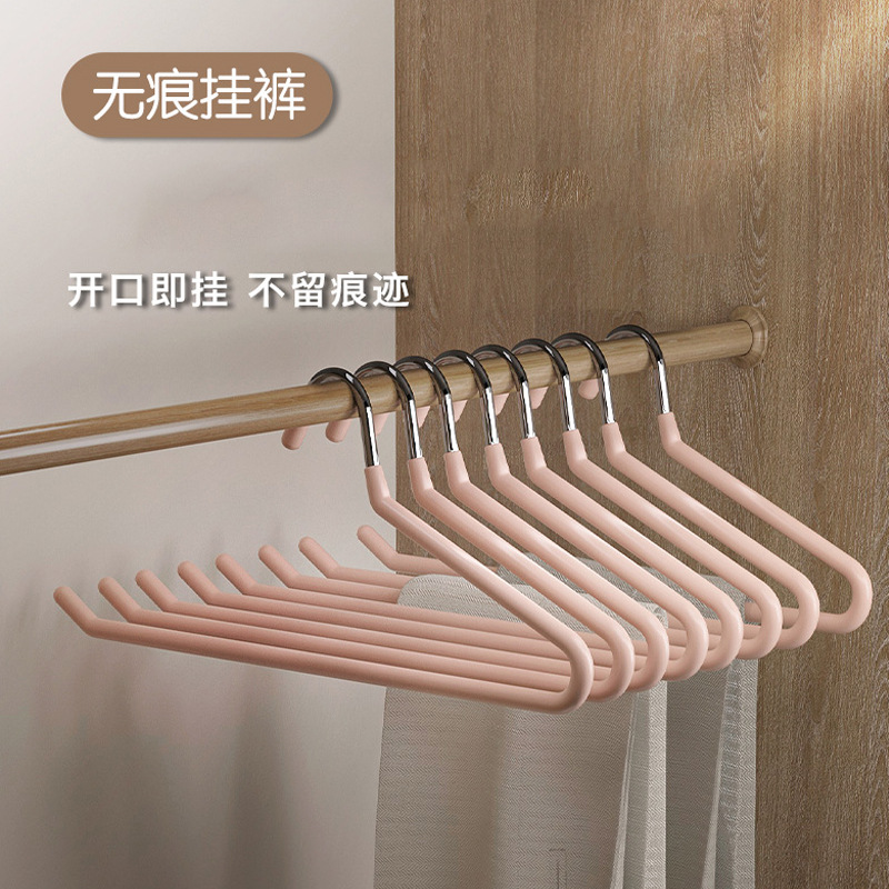 The goose-shaped trouser rack is a must-have storage tool for household trouser hangers with no trace and anti-slip goose-shaped Z-shaped short wardrobes Application Scenario