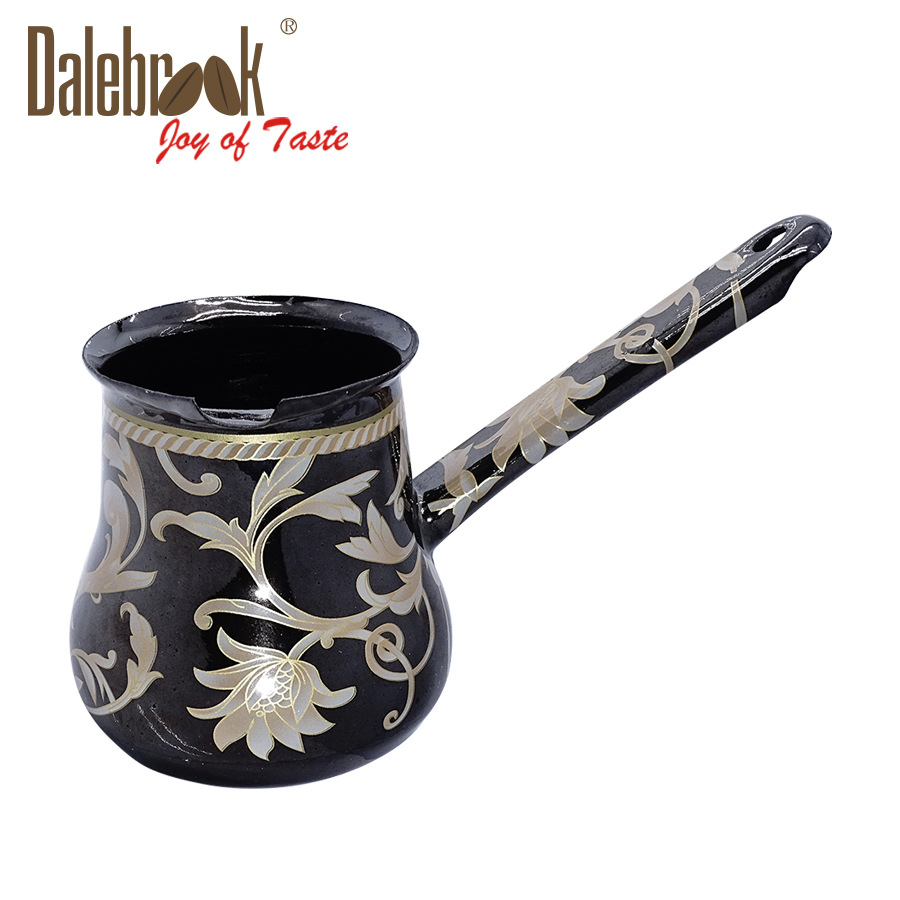 Dalebrook Coffee Cup Plastic Electric Stirring Cup 3-Piece Set With Lid Hand Coffee Pot Set Coffee Utensils Specification drawing