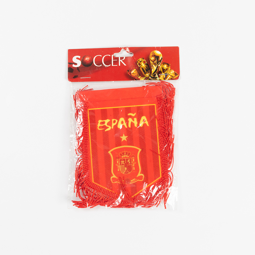 跨境锦旗足球队纪念旗三角流动红旗小锦旗球迷俱乐部交换旗定制详情17