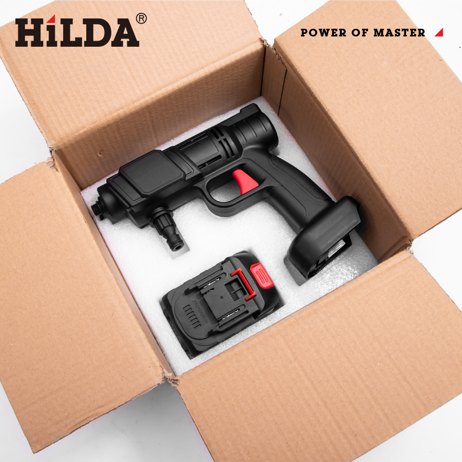 HILDA//高压水枪/园林浇花胶水白底实物图