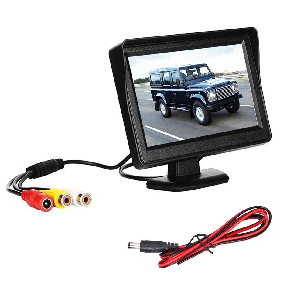 Cross-border vehicle-mounted car, small car display, reversing camera, AV 4.3-inch display screen, 5-inch and 7-inch truck display screen Specification image