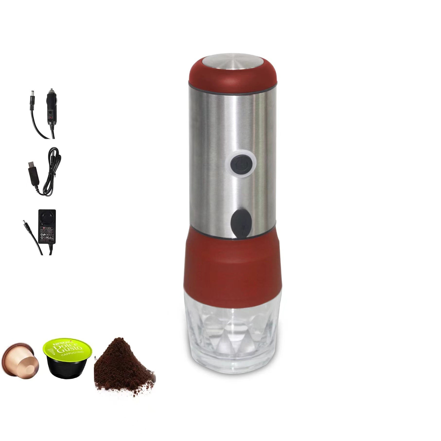 Portable vehicle-mounted electric coffee machine for hot and cold water details Picture