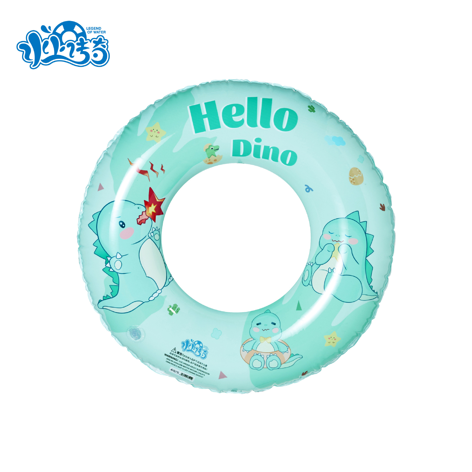 Spot Aquatic Legend Environmental Protection Pvc Children's Swimming Ring Boys And Girls Thick Swimming Ring Dinosaur Cat Manufacturers Wholesale Application Scenario