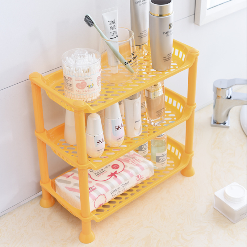 Multi-level storage racks for dormitories, floor-standing washbasins, bathroom storage racks, toilet floor-to-ceiling storage racks, and kitchen storage racks Application Scenario