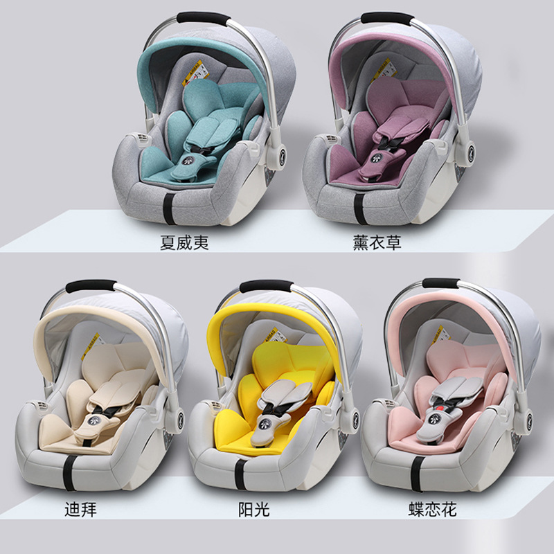 婴儿宝宝汽车用车载可折叠安全座椅儿童提篮新生儿便携式车载摇篮详情图1