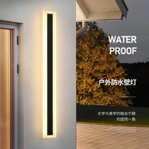 Outdoor waterproof LED wall light minimal strip project wall wash light decoration background wall light villa gate courtyard light