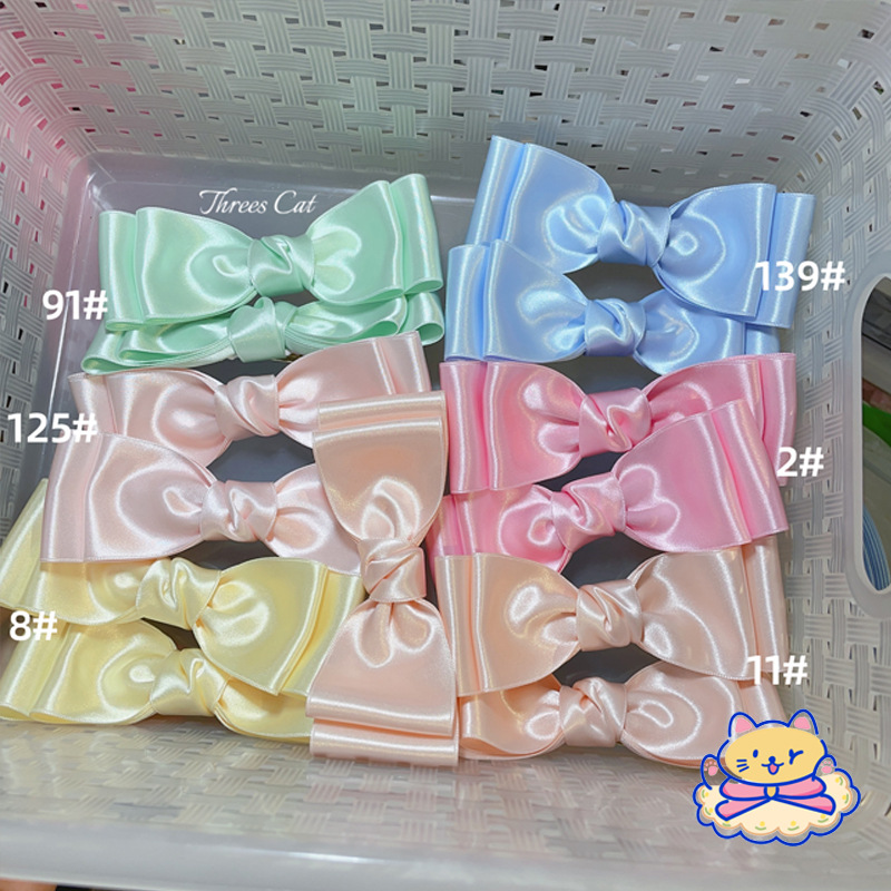 T! Imported Japanese Polyester Ribbon Handmade Diy Hair Ornaments Bow Flower Gift Box Packaging Materials Application Scenario