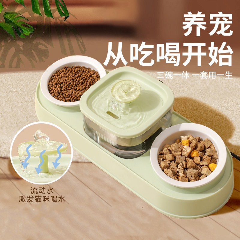 Nuevo alimentador de agua automático para gatos cuencos para perros lavabo para gatos dispensador de agua universal cuencos para gatos suministros para mascotas cross border