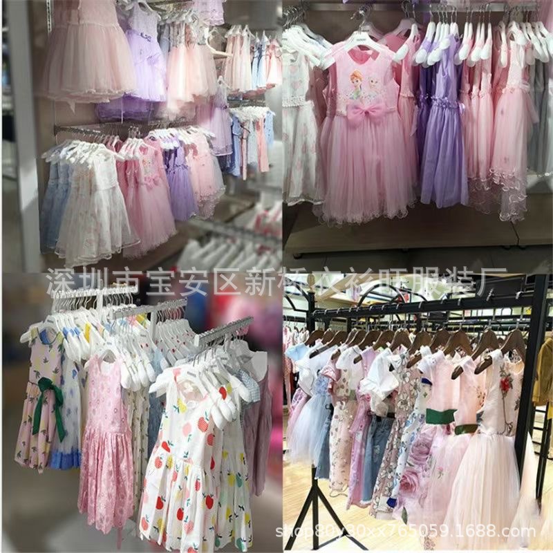 The 2021 summer new girls' dress in Korean style, the Puffy Princess dress, is available at a low price for foreign trade. It costs 9.9 yuan with free shipping details Picture