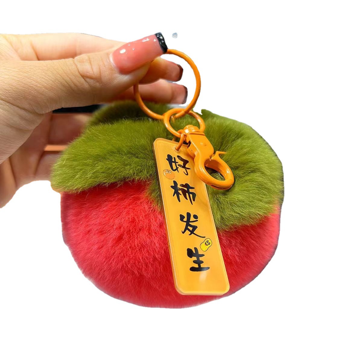 车钥匙挂件可爱毛绒狐狸毛球睡眠娃娃包包挂件钥匙配饰包包挂饰27