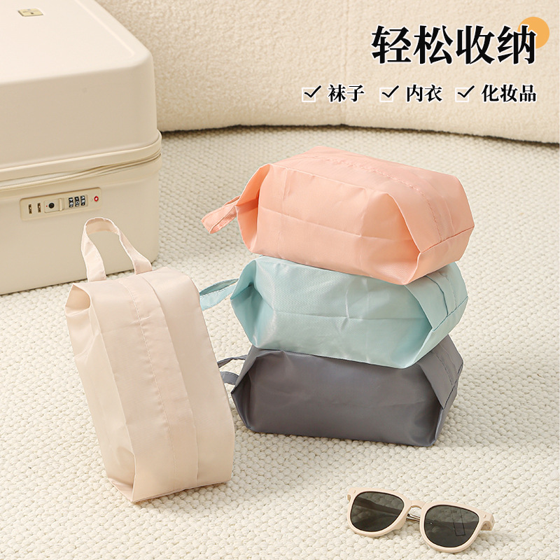 旅行内衣收纳袋便携式手提布艺加厚袜子整理袋出差贴身物品收纳包细节图