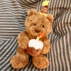 Set Cake Bear plush toy, cute girl sleeping companion, soothing bear doll, hug bear birthday gift details Picture