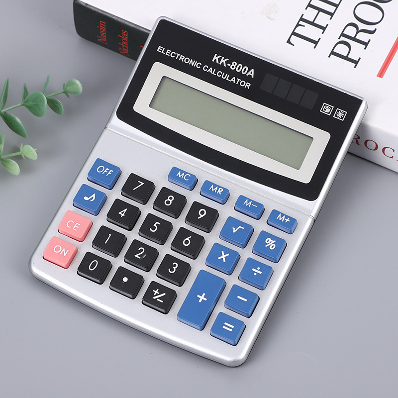 Kk-800A Calculator Desktop Office Finance Special Calculator 8-Digit Desktop With Sound Calculator