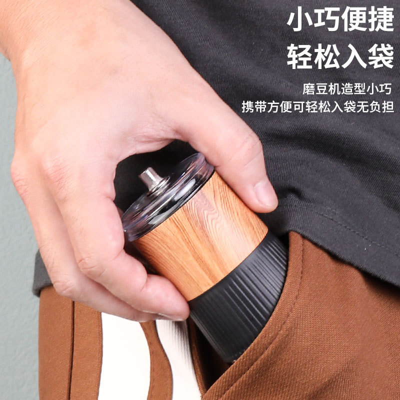 手摇咖啡机实物图