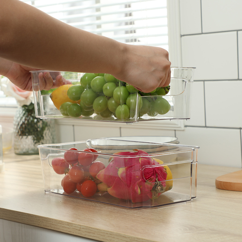 Pet Transparent Cell Storage Box Egg Box Fruit And Vegetable Crisper Box Kitchen Storage Plastic Refrigerator Storage Box Application Scenario