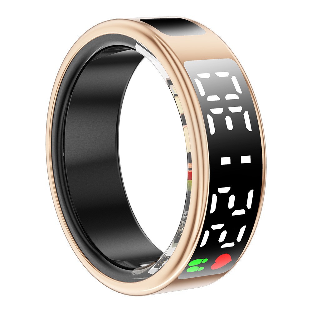 The smart ring SR08 features a display screen, touch heart rate, step count, sleep, exercise brush, Douyin, TK e-book, and remote control for taking photos details Picture