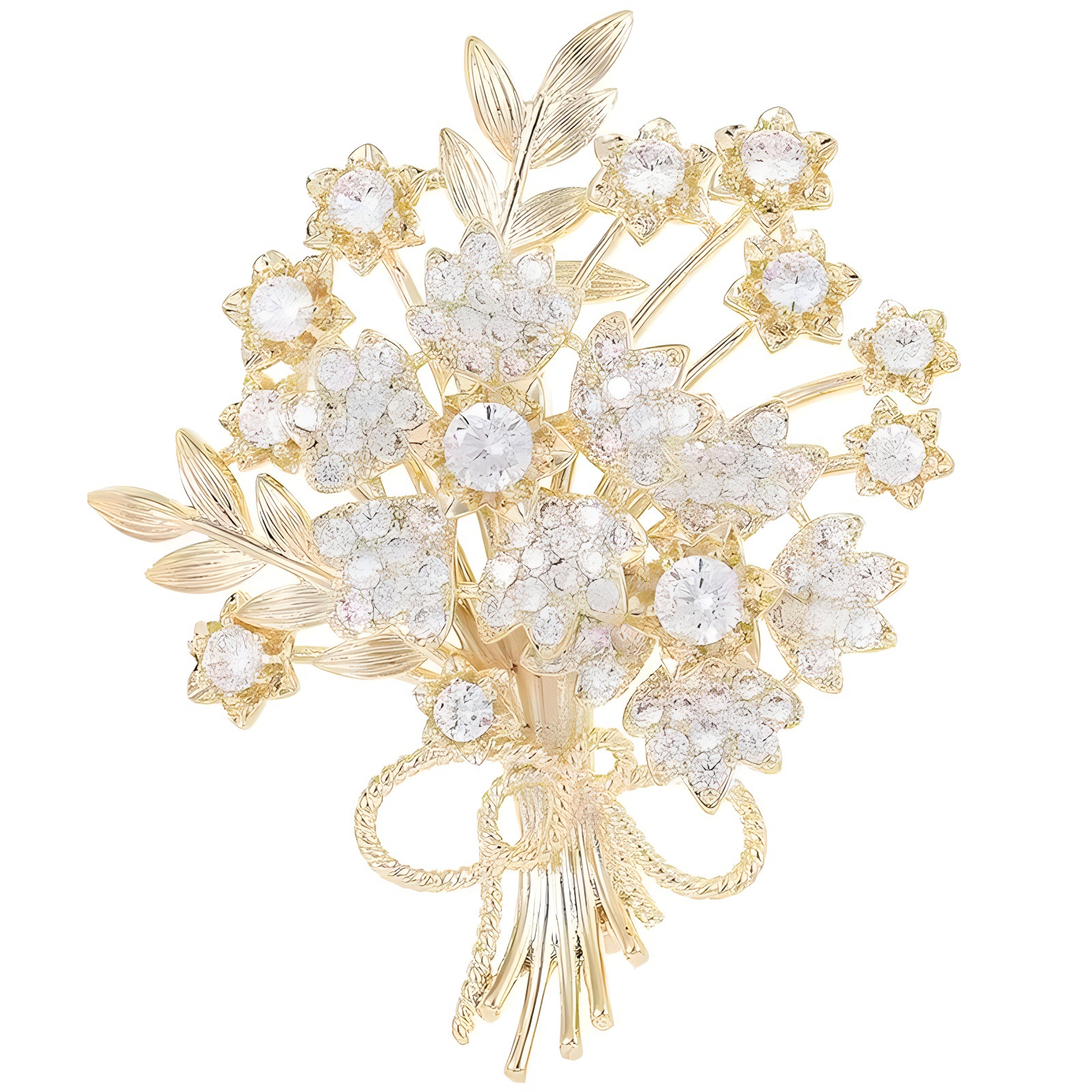 Fashionable and elegant money tree brooch, high-end women's versatile luxury decorative pin, secure clothes, corsage, suit accessory Item Picture