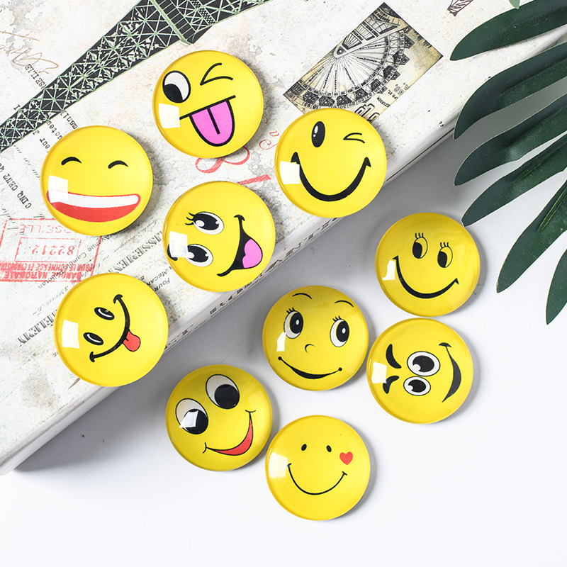 diy refrigerator stickers from the manufacturer, processed by pressing and rolling into a round shape, high-transparency glass refrigerator stickers