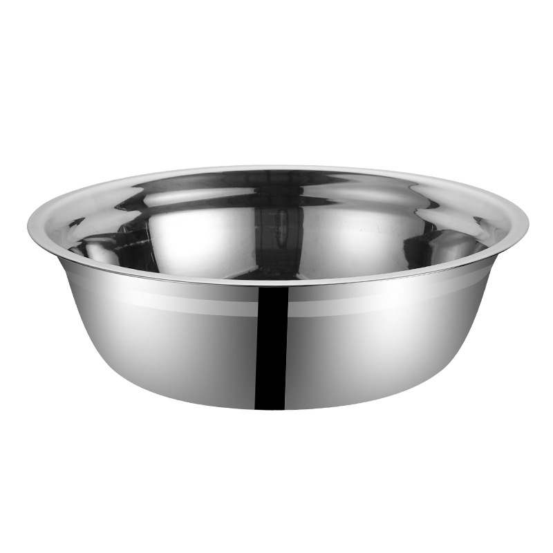 Stainless Steel Thickened Soup Dish Disk Hotel Household Dish Multi-Purpose Soup Dish Canteen Restaurant Food Butterfly Stall Supply Item Picture