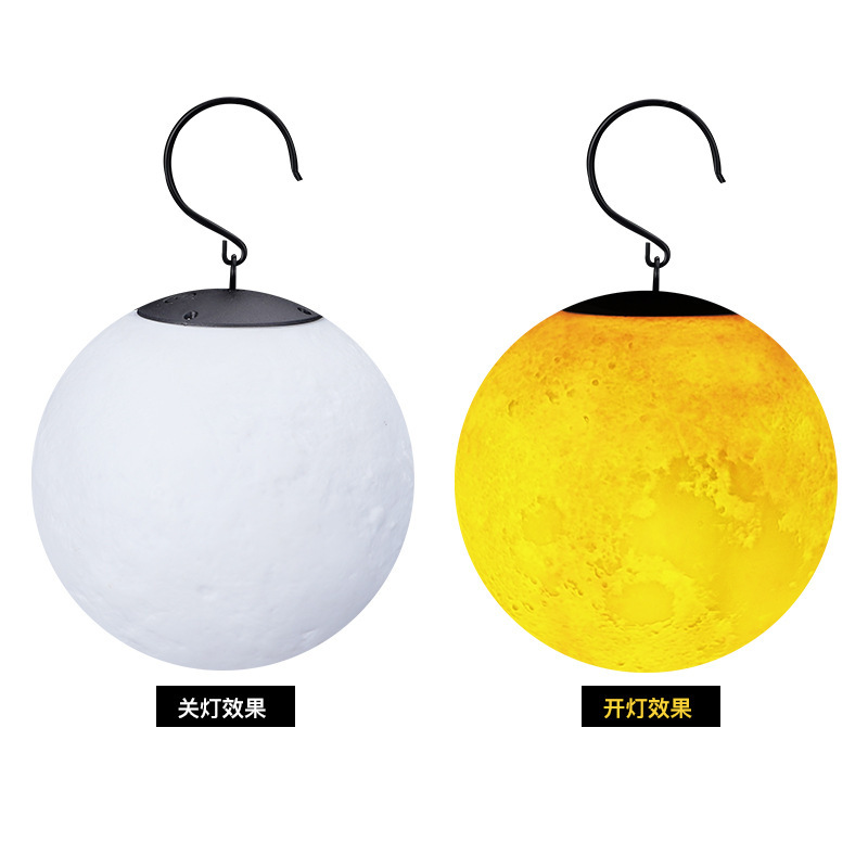 Outdoor camping long-lasting wall-mounted USB charging LED moon camping light tent canopy atmosphere small horse lantern Item Picture