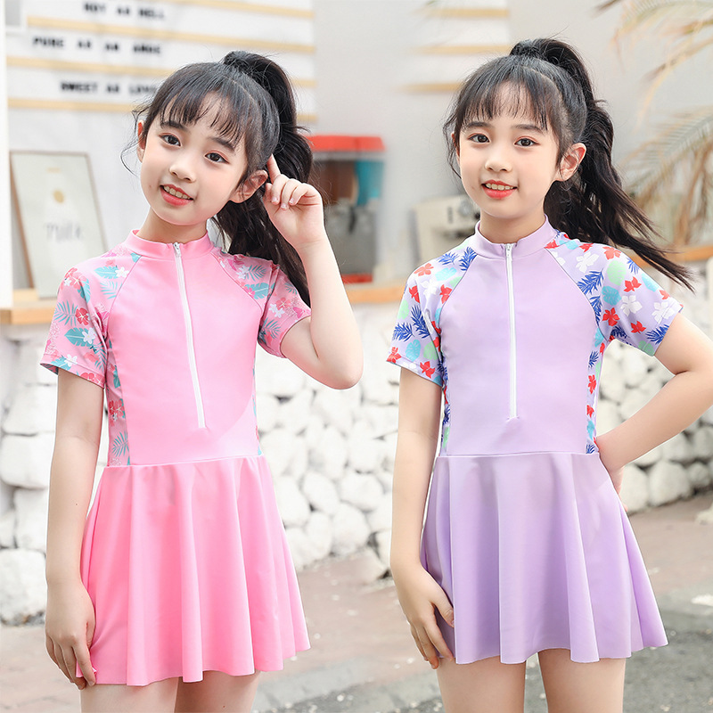Children's swimsuits, girls' split swimsuits, summer girls' swimming swimsuits, cute princess babies, small, medium and large children's swimsuits wholesale details Picture