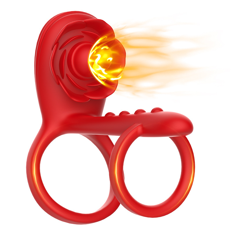 Cross-border new product APP remote control version Cupid Lock Ring dual-ring vibrating adult sex toy Application Scenario