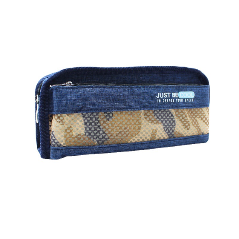 Pen Bag Ins Large Capacity New Japanese Korean Version Of Junior High School Students Multi-Layer Stationery Bag Learning Supplies Pen Bag Item Picture