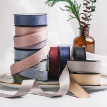 Matte Pattern Snowflake Ribbon diy hair bow Bouquet Packaging velvet ribbon Dress accessories double-sided velvet ribbon