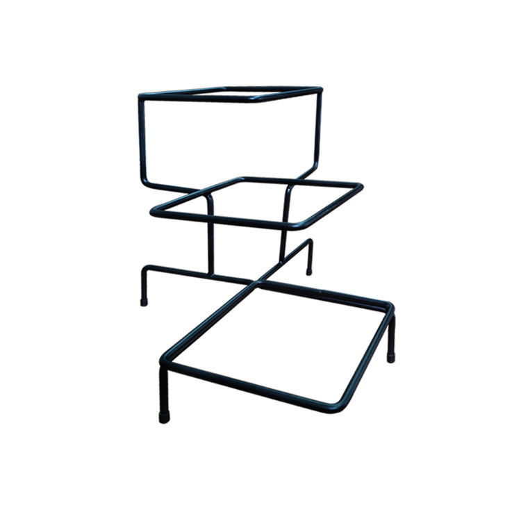 Hotel buffet pastry display rack, fruit and pastry display stand, two-story and three-story ceramic food rack, cold dish stand Specification image