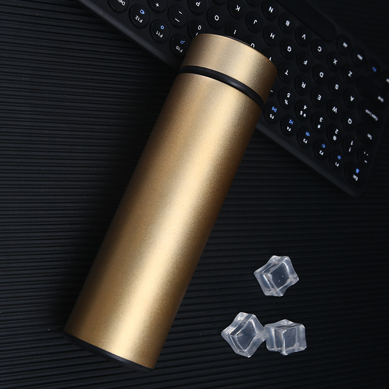 Factory Direct Intelligent Temperature Cover Straight Body Insulated Water Cup Stainless Steel Convenient Business Temperature Gift Water Cup Application Scenario