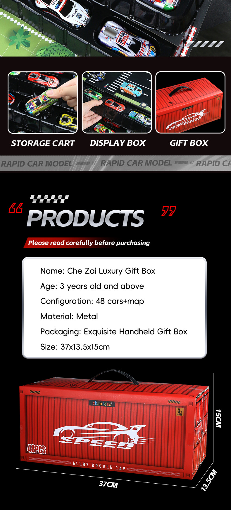 跨境合金回力车礼盒儿童仿真小汽车高档玩具车套装男孩生日礼物详情10