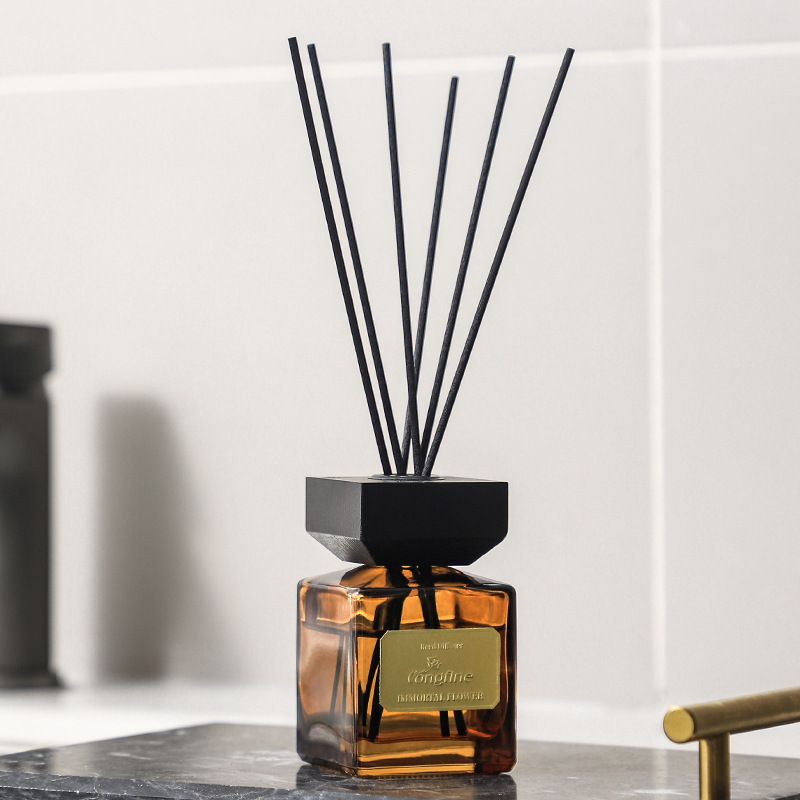Non-Fire Aromatherapy Set Gift Hotel Indoor Fragrance Wood Cover Aromatherapy Cane Non-Fire Perfume Essential Oil Spot Wholesale Specification drawing