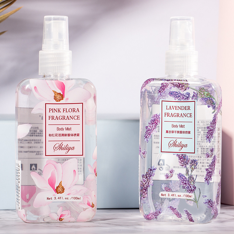 Net Celebrity Selya Perfume Body Spray Women's Perfume Portable Clothing Fragrance Lily Lavender Fruit Fragrance Type Hair Replacement details Picture