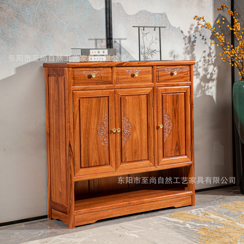 香樟木鞋柜二门三门四门鞋柜香樟木原木实木鞋柜防潮防蛀防霉