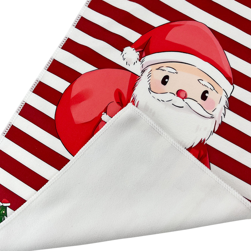 Christmas Gift Towel 32*45 Microfiber Printed Absorbent Face Towel Halloween Kitchen Hand Towel Custom Application Scenario