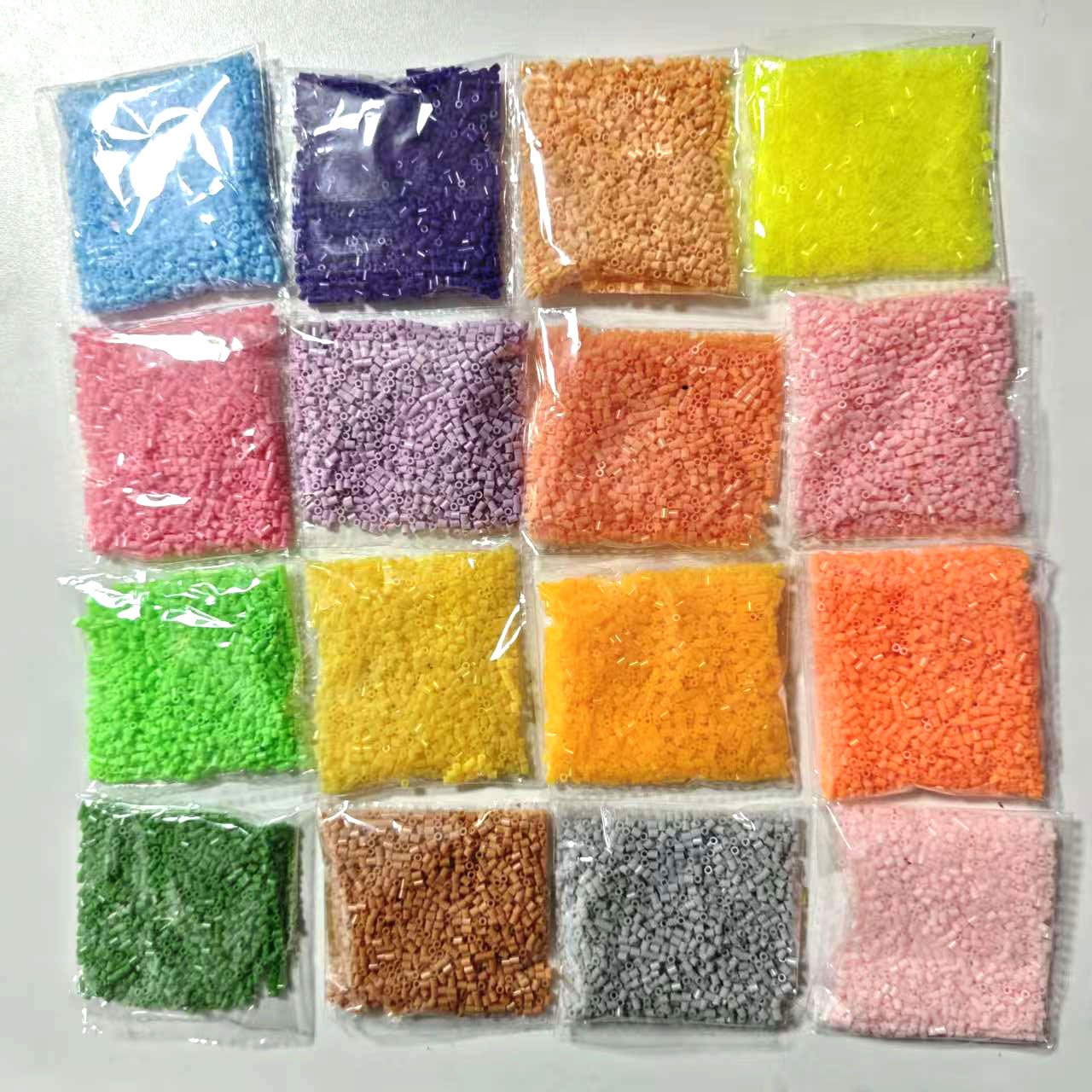多彩拼豆融合颗粒儿童立体拼图益智玩具补充装科教串珠绕珠材料详情2