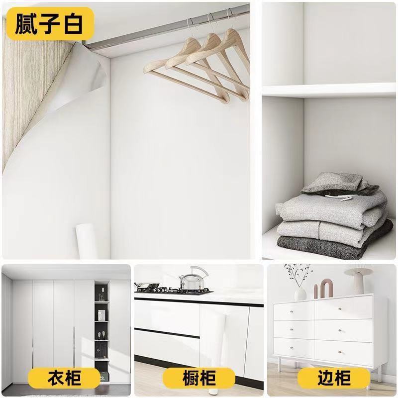 批发宿舍衣柜桌面加厚贴纸防水防油翻新墙纸大学生书桌改造详情20