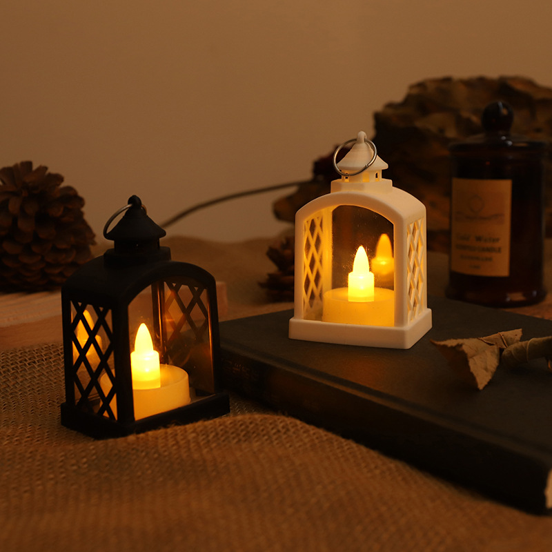 Europe's New Halloween Lantern Hand Lantern Electronic Candle Activity Party Atmosphere Decoration Props