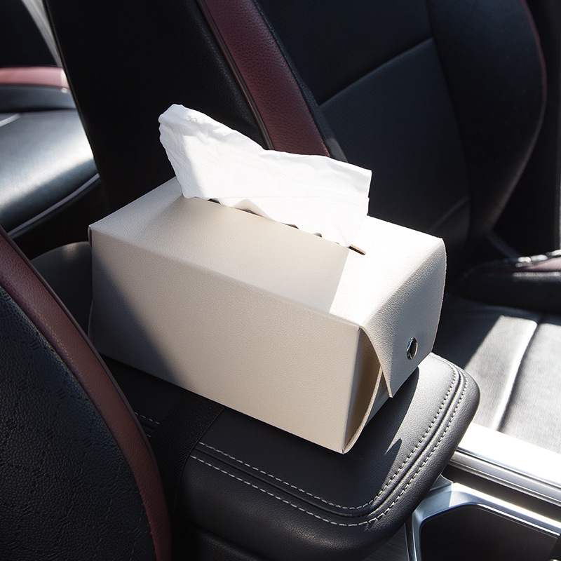 车载纸巾盒/皮革纸巾盒/卡扣式纸巾盒/椅背纸巾盒产品图