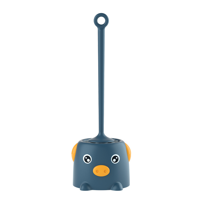 马桶刷/不锈钢马桶刷/无死角马桶刷/塑料杯子/一次性马桶刷白底实物图